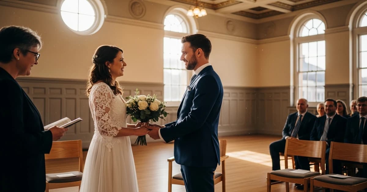 Couple choosing between a civil vs religious wedding in Spain